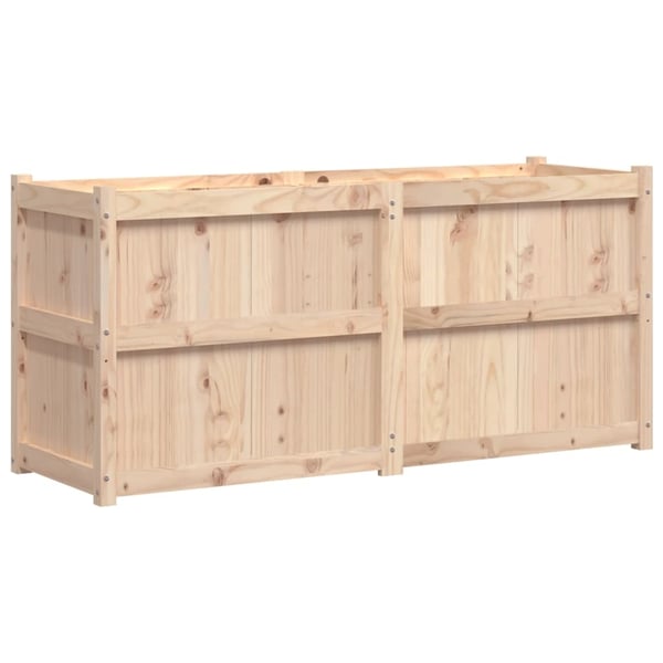 vidaXL Plantekasse 150x50x70 cm heltre furu