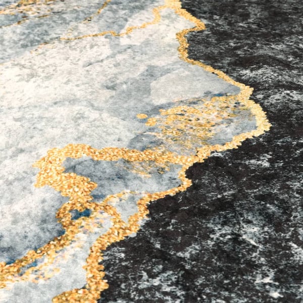 vidaXL Teppe vaskbart flerfarget 120x180 cm sklisikkert