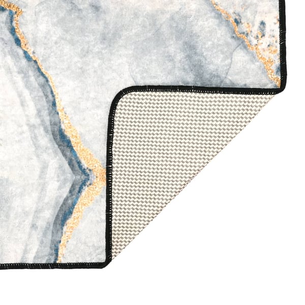 vidaXL gulvtæppe 80x150 cm vaskbart og skridsikkert flerfarvet