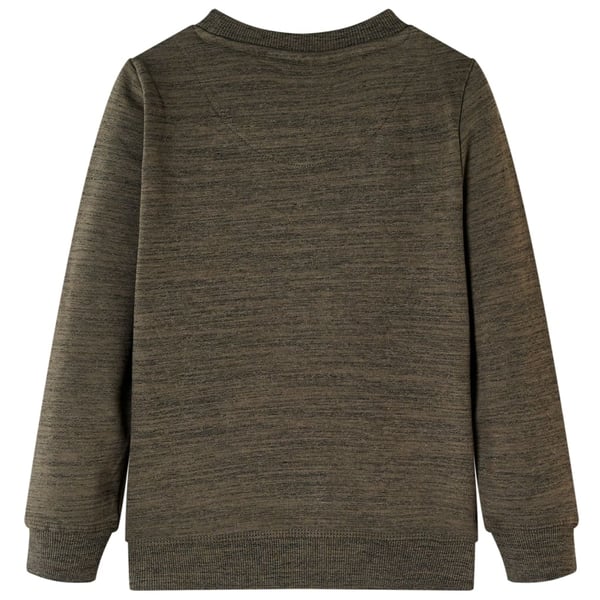 vidaXL Sweatshirt til børn kakimeleret str. 104