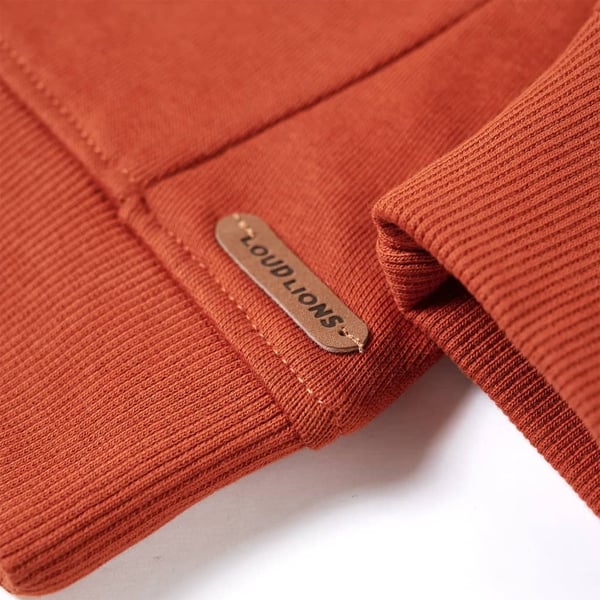 vidaXL Sweatshirt til børn lys rustfarvet str. 116