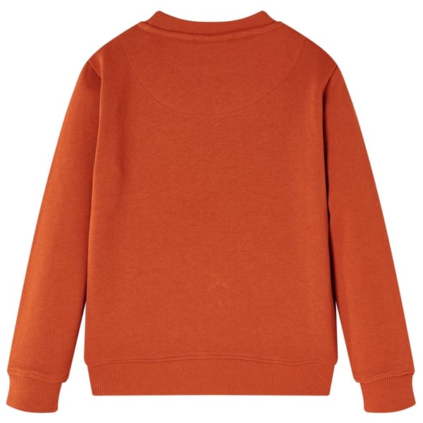 vidaXL Sweatshirt til børn lys rustfarvet str. 104