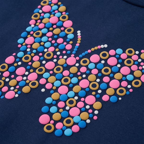 vidaXL Sweatshirt til børn str. 116 marineblå