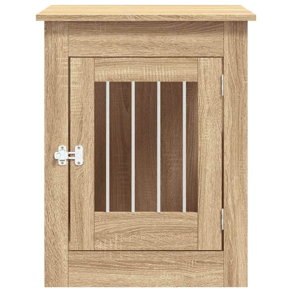 vidaXL hundebur 55x80x68 cm konstrueret træ sonoma-eg
