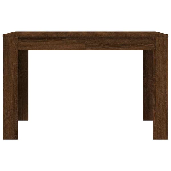 vidaXL Ruokapöytä ruskea tammi 120x60x76 cm tekninen puu