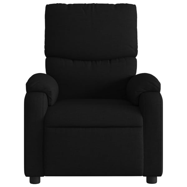 vidaXL Massagefåtölj svart tyg
