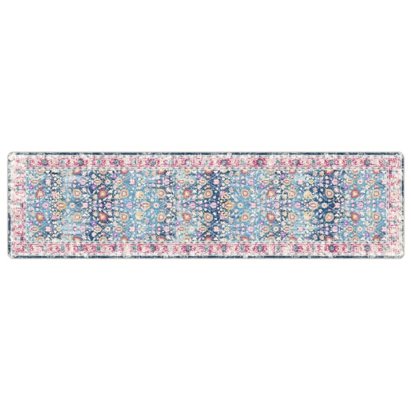 vidaXL Matto pestävä monivärinen 80x300 cm liukumaton