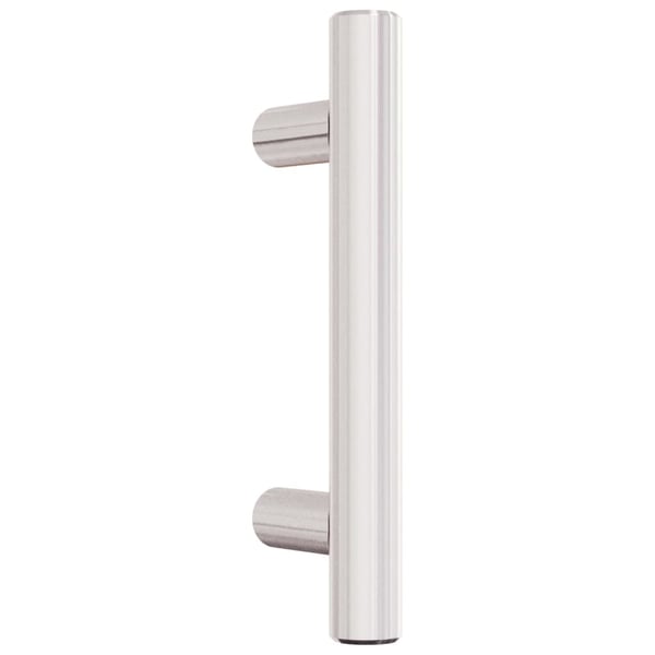 vidaXL Skaphåndtak 10 stk sølv 64 mm rustfritt stål