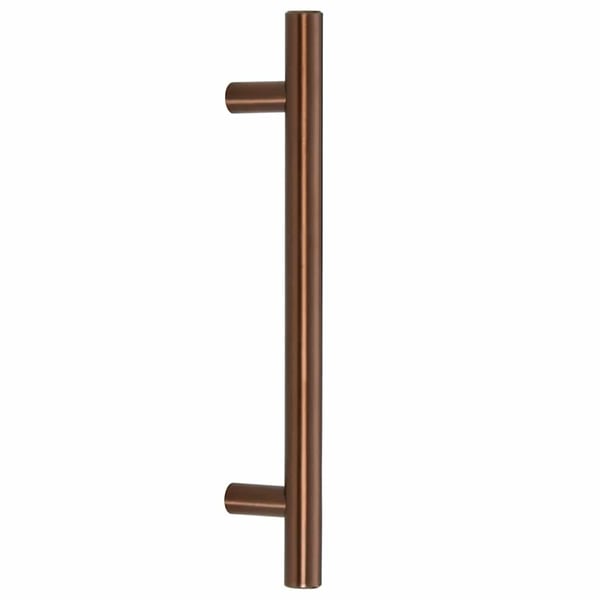 vidaXL skabshåndtag 10 stk. 128 mm rustfrit stål bronzefarvet