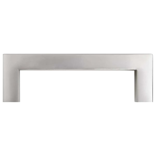 vidaXL skabshåndtag 10 stk. 96 mm rustfrit stål sølvfarvet