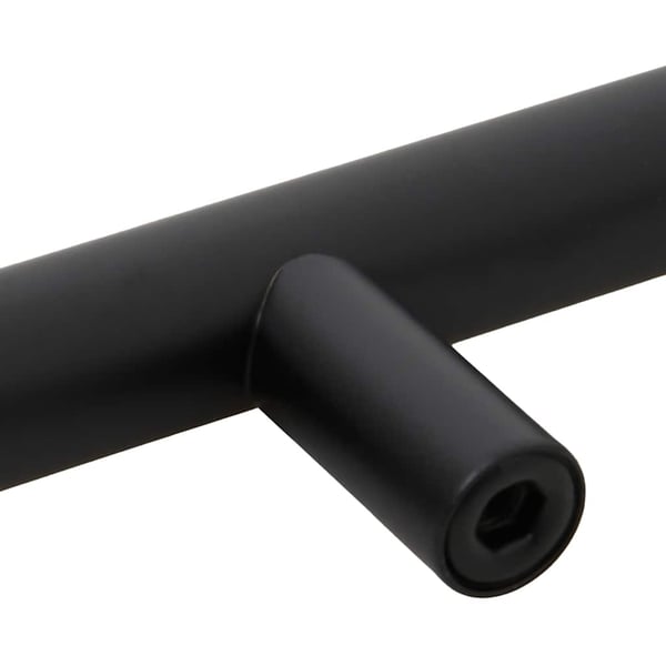 vidaXL Skåphandtag 10 st svart 160 mm rostfritt stål
