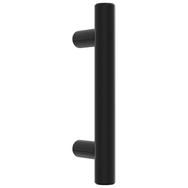 vidaXL Skåphandtag 10 st svart 64 mm rostfritt stål