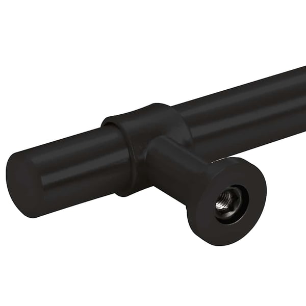 vidaXL Skåphandtag 10 st svart 128 mm rostfritt stål