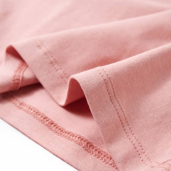 vidaXL T-skjorte for barn med lange ermer rosa 128