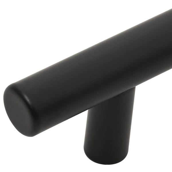 vidaXL Skåphandtag 10 st svart 128 mm rostfritt stål