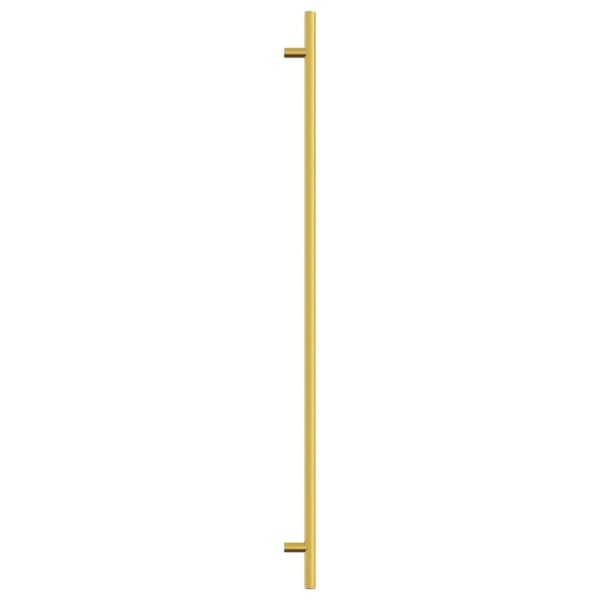vidaXL skabshåndtag 10 stk.480 mm rustfrit stål guldfarvet