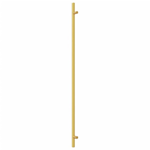 vidaXL skabshåndtag 10 stk.480 mm rustfrit stål guldfarvet