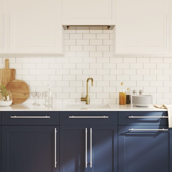 vidaXL skabshåndtag 10 stk. 320 mm rustfrit stål sølvfarvet