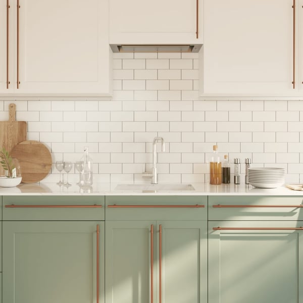 vidaXL skabshåndtag 10 stk. 480 mm rustfrit stål bronzefarvet