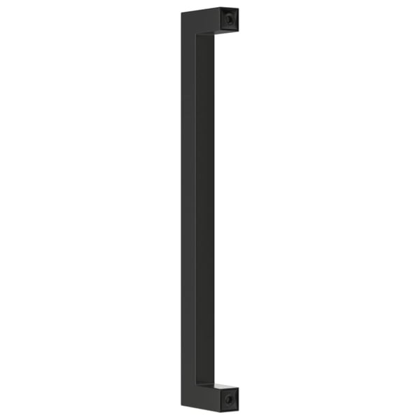 vidaXL Skaphåndtak 10 stk svart 192 mm rustfritt stål