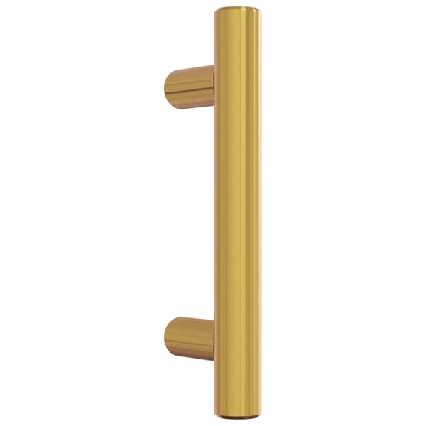 vidaXL skabshåndtag 20 stk. 64 mm rustfrit stål guldfarvet