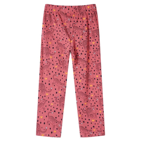 vidaXL Pyjamas til børn str. 116 gammelrosa