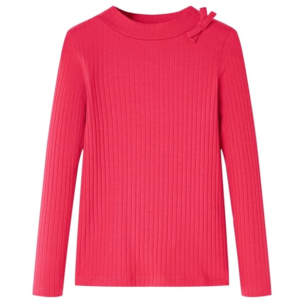 vidaXL T-shirt med långa ärmar för barn gammelrosa 116