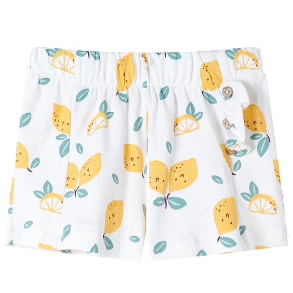 vidaXL Shorts for barn ecru 140