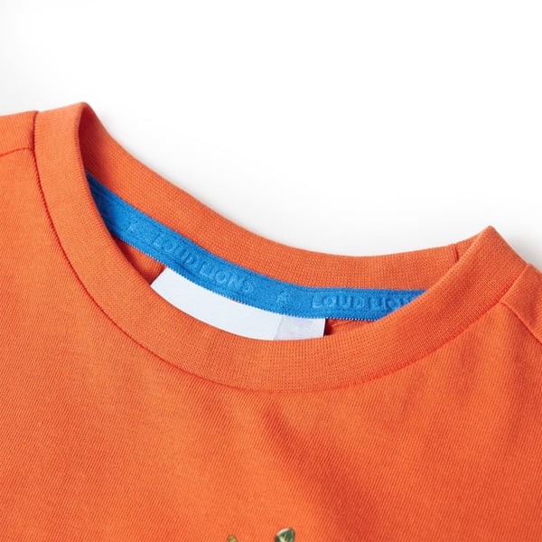 vidaXL T-shirt til børn str. 116 lys orange