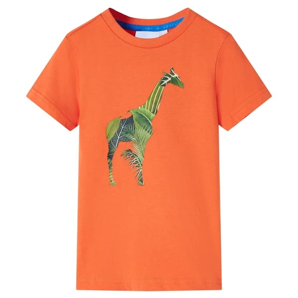 vidaXL T-shirt til børn str. 116 lys orange