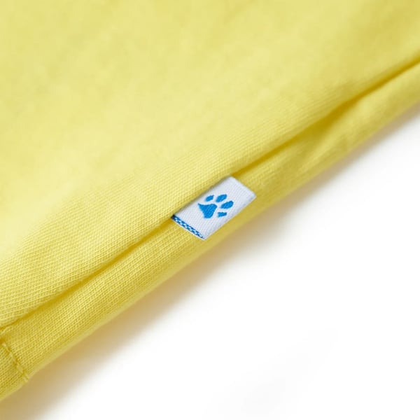 vidaXL T-skjorte for barn gul 116