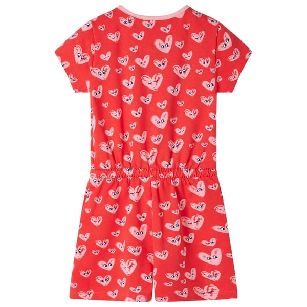 vidaXL Buksedress for barn rød 116