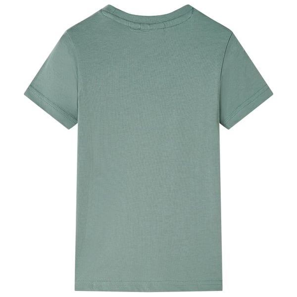 vidaXL T-shirt för barn khaki 104