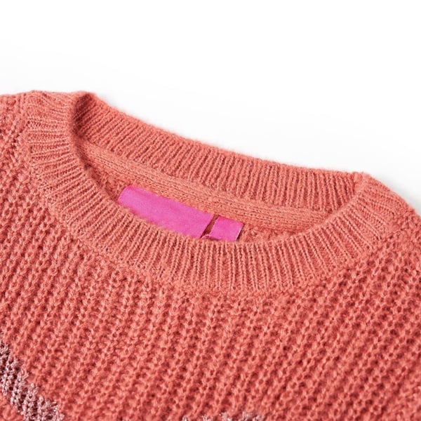 vidaXL Sweater til børn str. 140 strikket pink