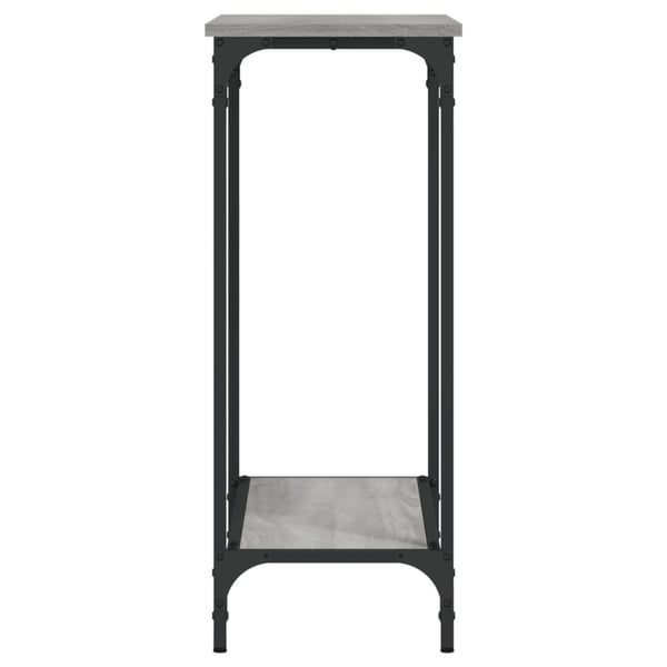 vidaXL Konsollbord grå sonoma 75x30,5x75 cm konstruert tre