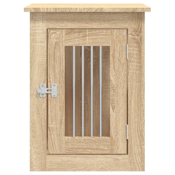 vidaXL hundebur 45x62x59 cm konstrueret træ sonoma-eg