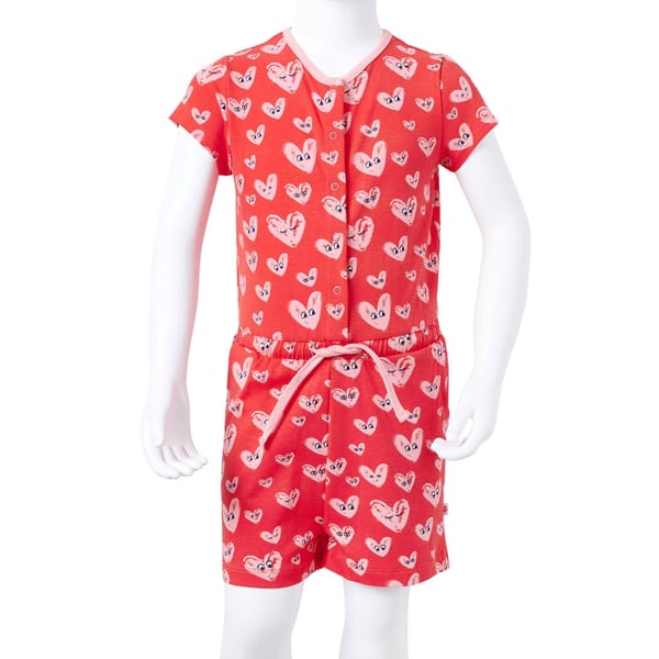 vidaXL Buksedress for barn rød 104