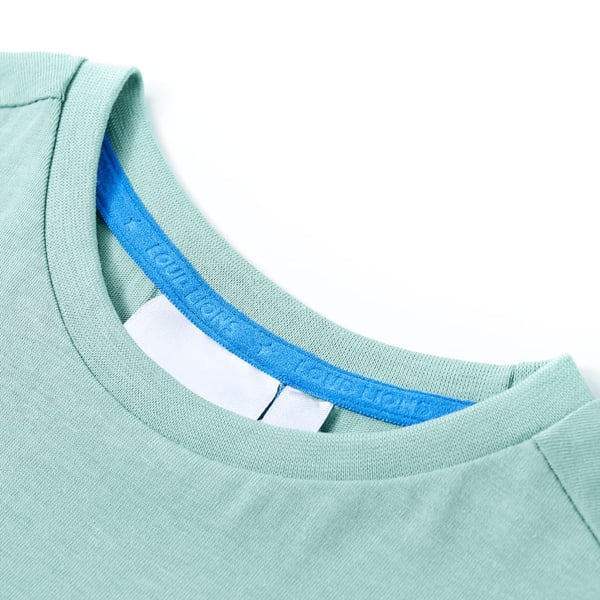vidaXL T-shirt för barn ljus khaki 128