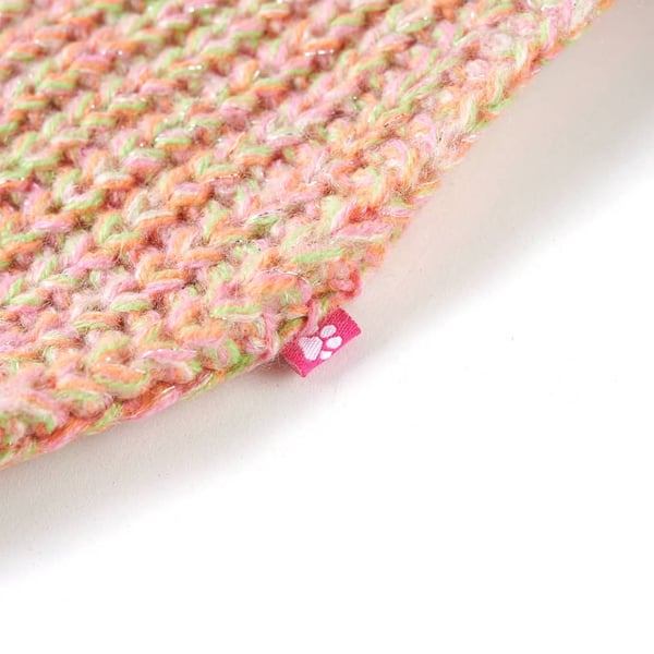 vidaXL Stickad tröja för barn mjuk rosa 116