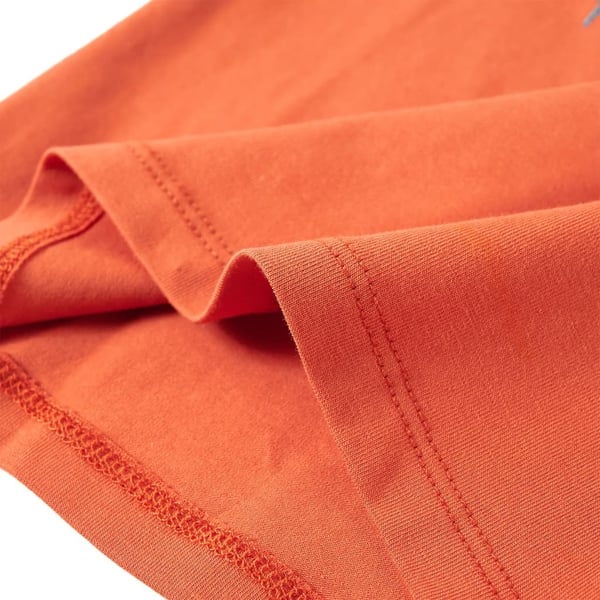 vidaXL Langærmet T-shirt til børn str. 116 cm orange
