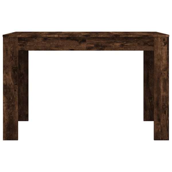 vidaXL Spisebord røkt eik 120x60x76 cm konstruert tre