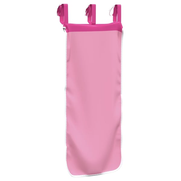 vidaXL gardiner med tunnel til højseng polyester pink