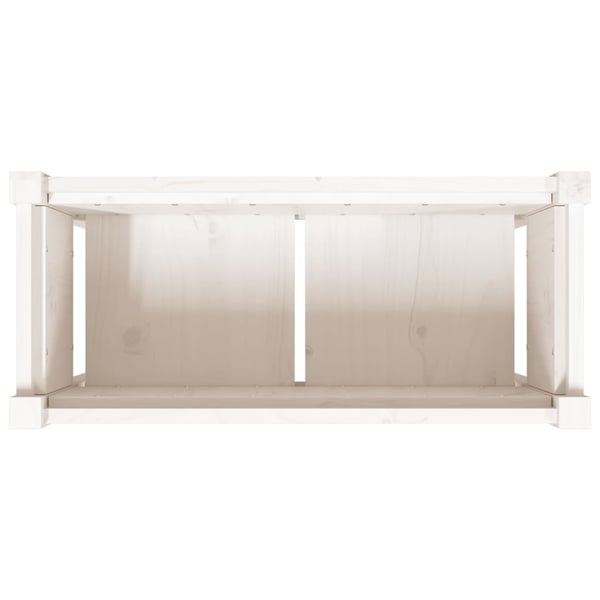 vidaXL Plantekasse med ben 70x31x70 cm heltre furu