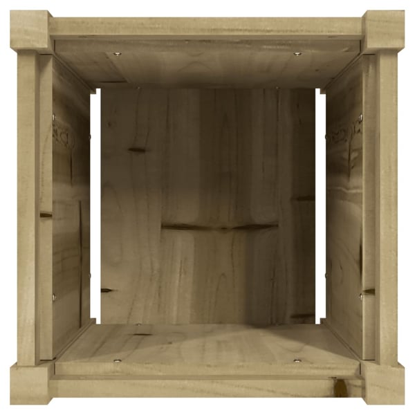 vidaXL Blomsterkasse 40x40x40 cm impregnert furu