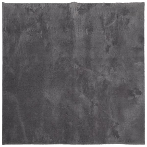 vidaXL Mjuk matta HUARTE med kort lugg tvättbar antracit 200x200 cm