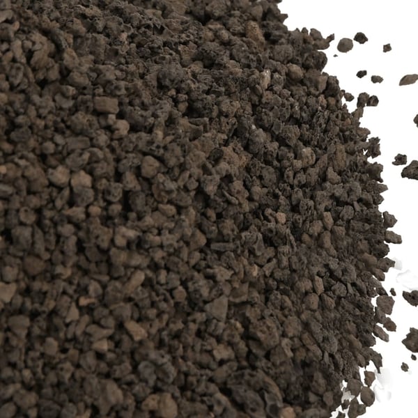 vidaXL Akvariesand 10 kg svart 0,2-2 mm