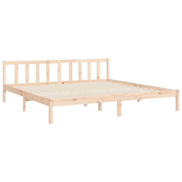vidaXL Sengeramme med hodegavl 180x200 cm heltre