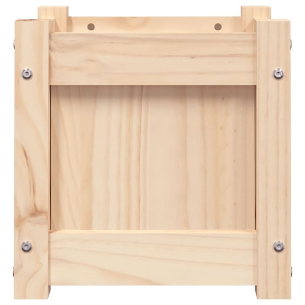 vidaXL Plantekasse 31x31x31 cm heltre furu