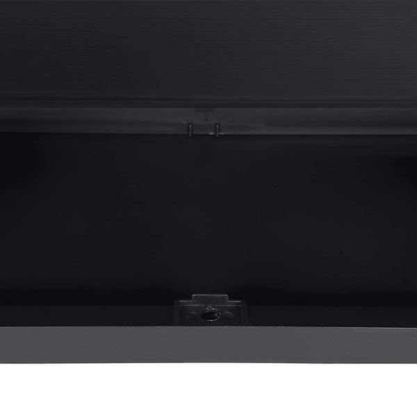 vidaXL haveskab 65x37x85 cm PP sort