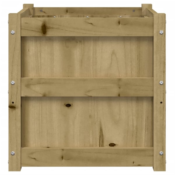 vidaXL Plantekasser 50x50x50 cm impregnert furu
